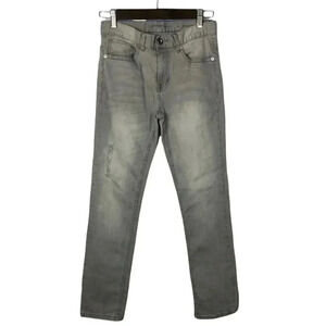 Calvin Klein Jeans Gray Distressed Skinny Jeans Boys 14